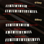 Silicone Piano Notes Guide Removable Piano Keyboard — view 6