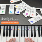 Silicone Piano Notes Guide Removable Piano Keyboard — view 7