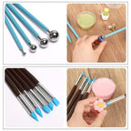 Clay Tools Kit Ceramics DIY Clay Sculpting Tools for Pottery Craft, Baking, Carving, 61 In 1 — view 6