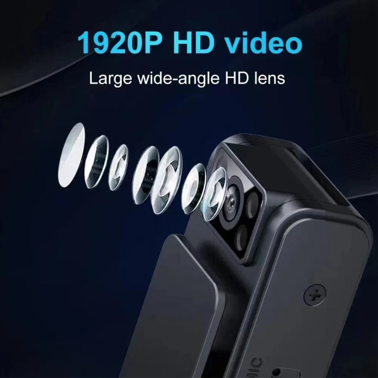 1080P Video Recorder 130 Degree Wide Angle Lens Camera With Back Clip Infrared Night Vision — view 7