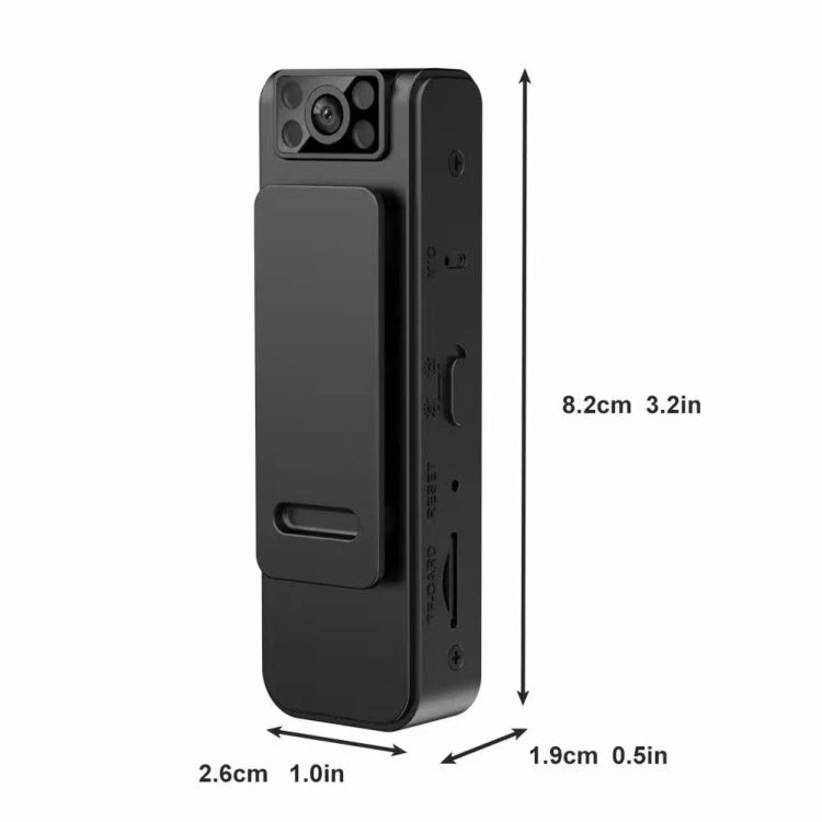 1080P Video Recorder 130 Degree Wide Angle Lens Camera With Back Clip Infrared Night Vision — view 11