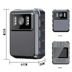 2.0 Inch IPS Screen Video Recorder With Back Clip IP65 Waterproof Mini Camcorders