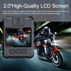 2.0 Inch IPS Screen Video Recorder With Back Clip IP65 Waterproof Mini Camcorders