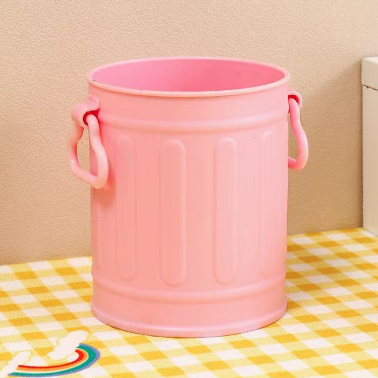 Large-capacity Student Desktop Organizer Pen Container Girls Makeup Brush Storage Bucket — Green