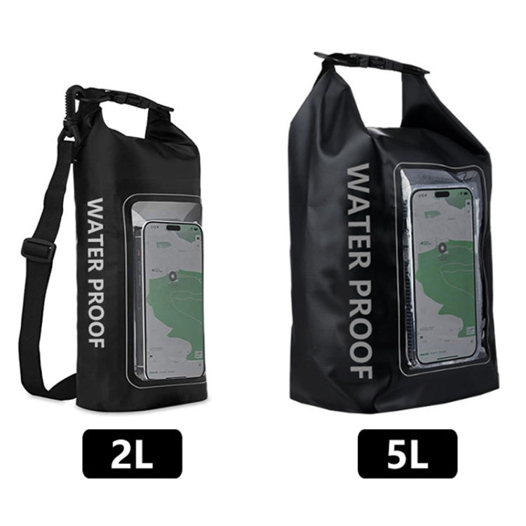2 In 1 Outdoor Cycling Crossbody Phone Bag PVC Swimming IPX6 Waterproof Bag