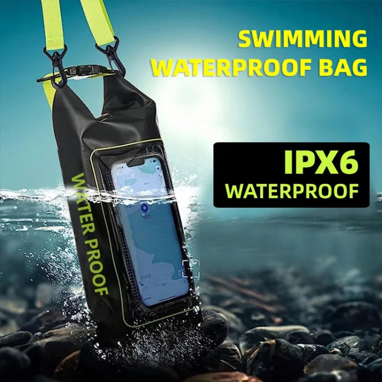 2 In 1 Outdoor Cycling Crossbody Phone Bag PVC Swimming IPX6 Waterproof Bag