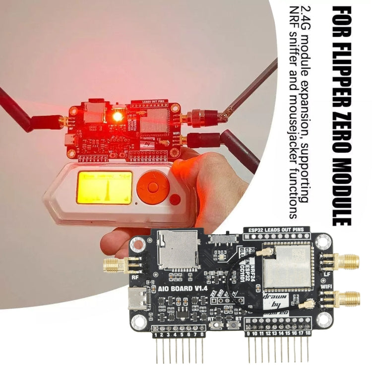 WIFI NRF24+ESP32 Multi-Function Expansion Module, 3 in 1