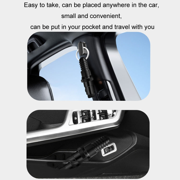 2 In 1 Mini Car Safety Hammer Seat Belt Cutter