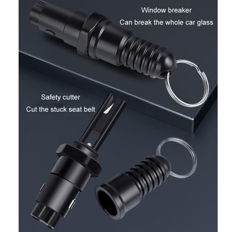 2 In 1 Mini Car Safety Hammer Seat Belt Cutter