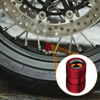 4pcs /Set Lantern Ghost Head Tire Modified Valve Cap