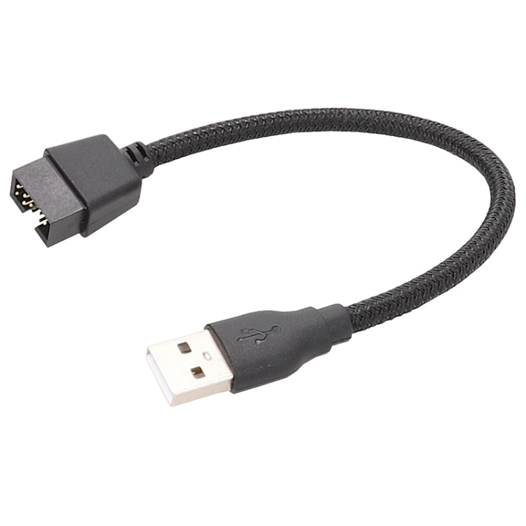 Motherboard Built-In RGB Data To External U Port Adapter Cable, USB-A Male To 9Pin
