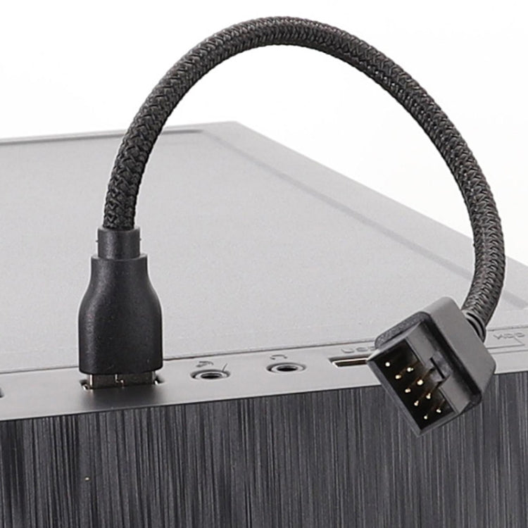 Motherboard Built-In RGB Data To External U Port Adapter Cable, USB-A Male To 9Pin