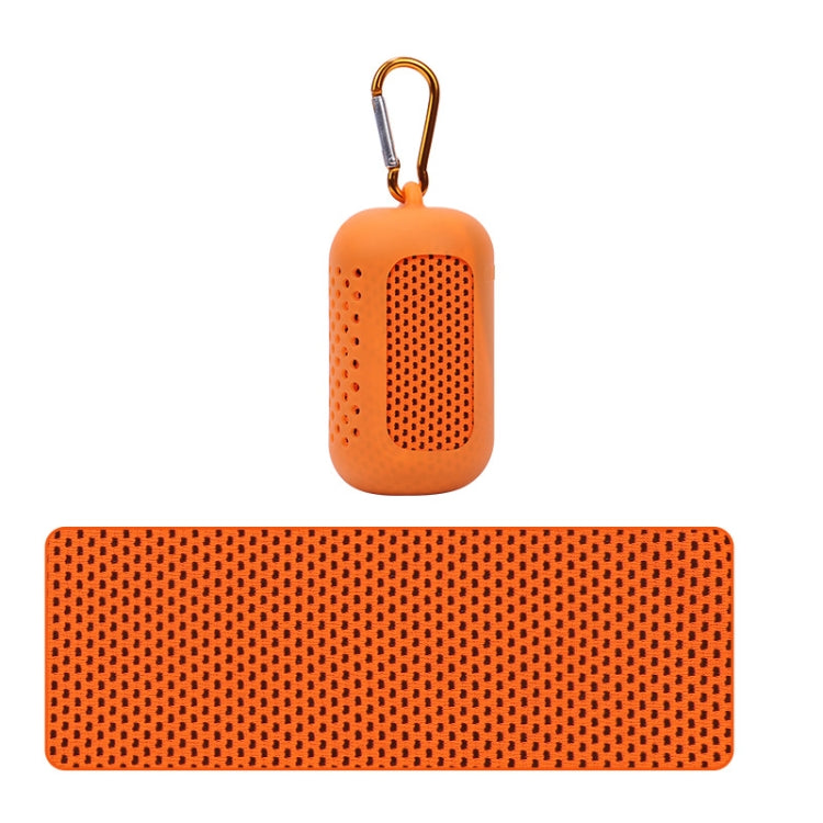 Sports Towel Set Travel Portable Quick Dry Cold Feeling Towel With Silicone Sleeve Storage Bag