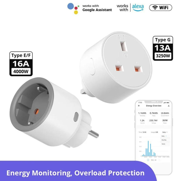 Smart WiFi Socket Electricity Time Switching Voice Control