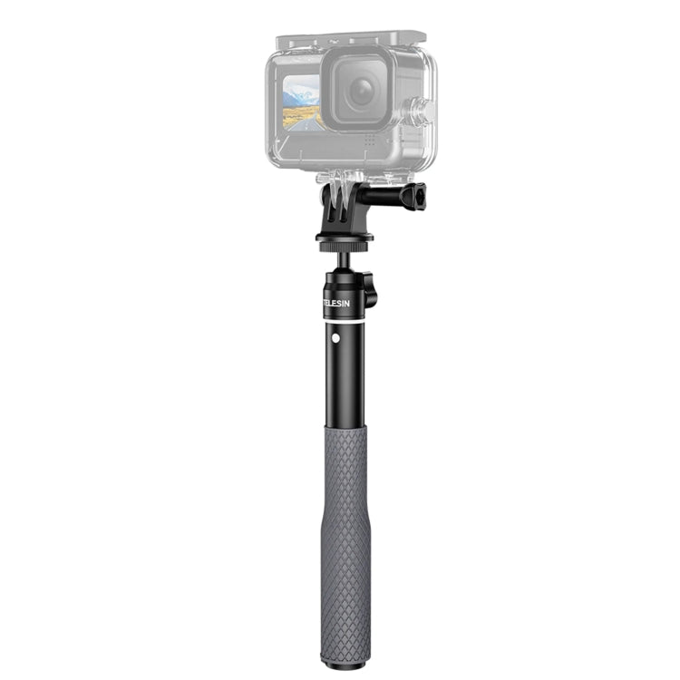 65.4cm Aluminum Alloy Waterproof Ball Head Selfie Stick Diving Shooting Sports Camera Extension Stick
