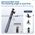 65.4cm Aluminum Alloy Waterproof Ball Head Selfie Stick Diving Shooting Sports Camera Extension Stick