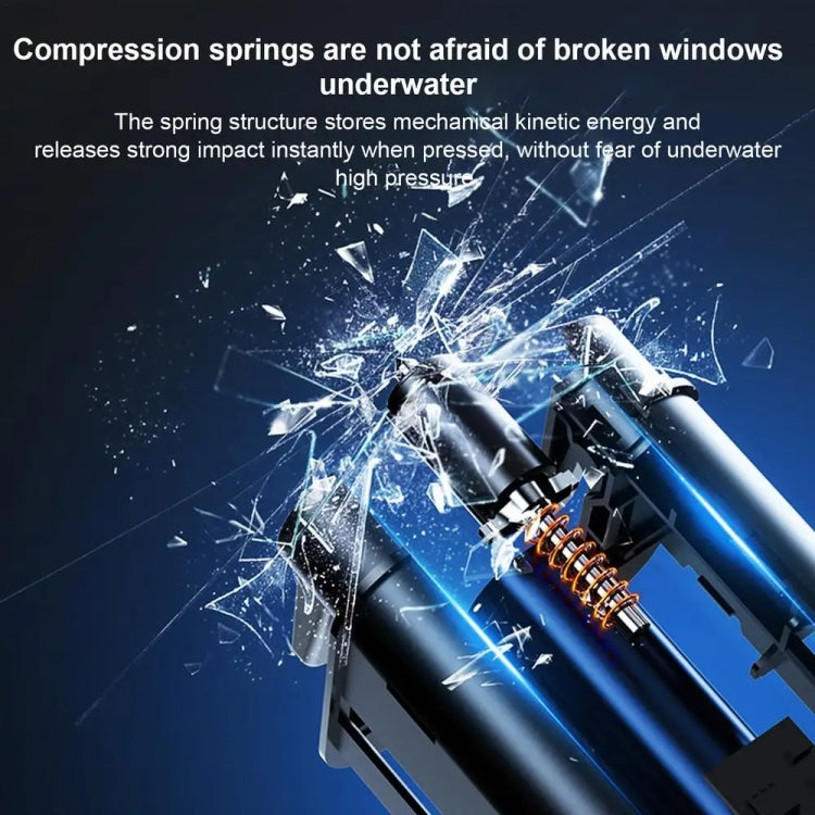 3 In 1 Car Safety Hammer Flashlight Emergency Light With Alarm