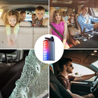 3 In 1 Car Safety Hammer Flashlight Emergency Light With Alarm