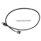 Motherboard USB 9Pin To Type-C Straight Data Double Shielded Cable — view 3