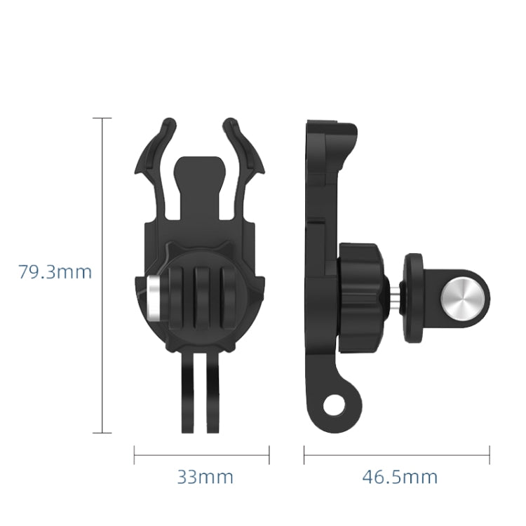 TELESIN GP-MTB-T02 Sports Camera Double Head J-Buckle Backpack Quick Release Conversion Accessory