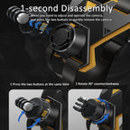 Magnetic Quick Release Motorcycle Helmet Chin Stand Mount