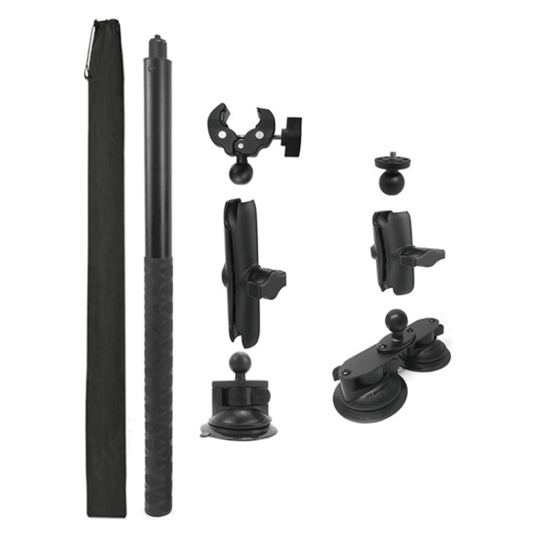 For Insta 360 ONE X / X2 / X3 / X4 Car Top Suction Cup Selfie Stick Bracket — Set 1