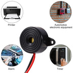 High Decibel Continuous Sound Alarm Active Piezo Buzzer, SFM-20B DC3-24V 95dB