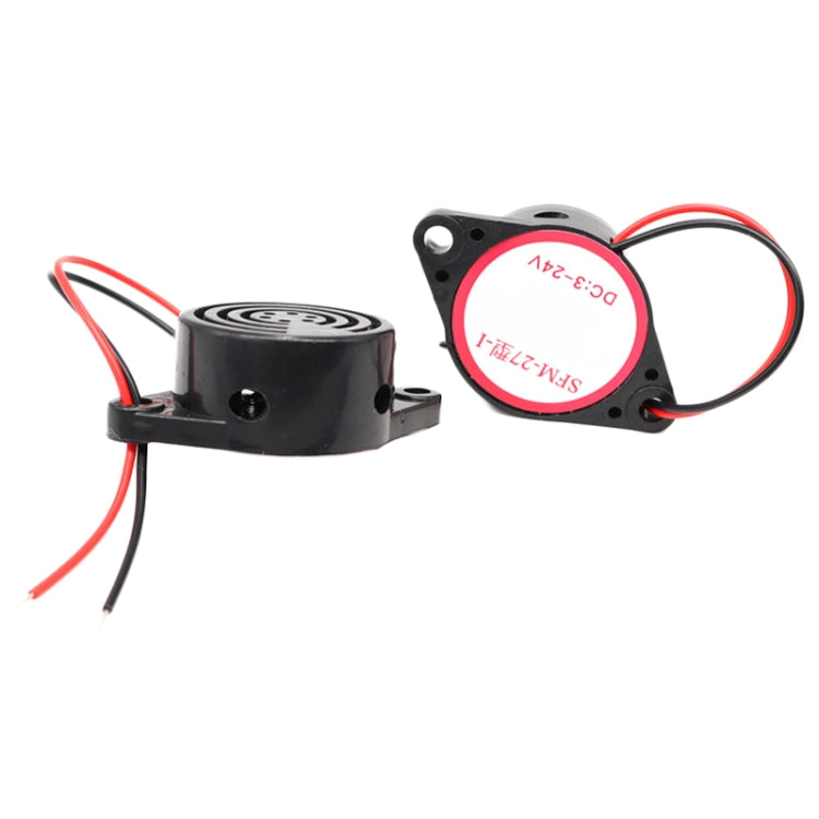 SFM-27 DC3-24V Active Buzzer High Decibel Piezo Buzzer Continuous Sound Alarm — view 3