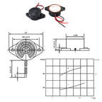 SFM-27 DC3-24V Active Buzzer High Decibel Piezo Buzzer Continuous Sound Alarm — view 4