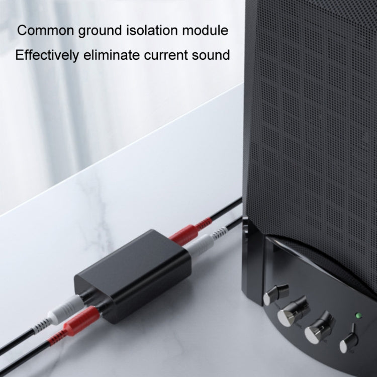 RCA Audio Ground Loop Isolator Anti-Interference Noise Reducer Eliminate Current Sound Bluetooth Receiver — view 6