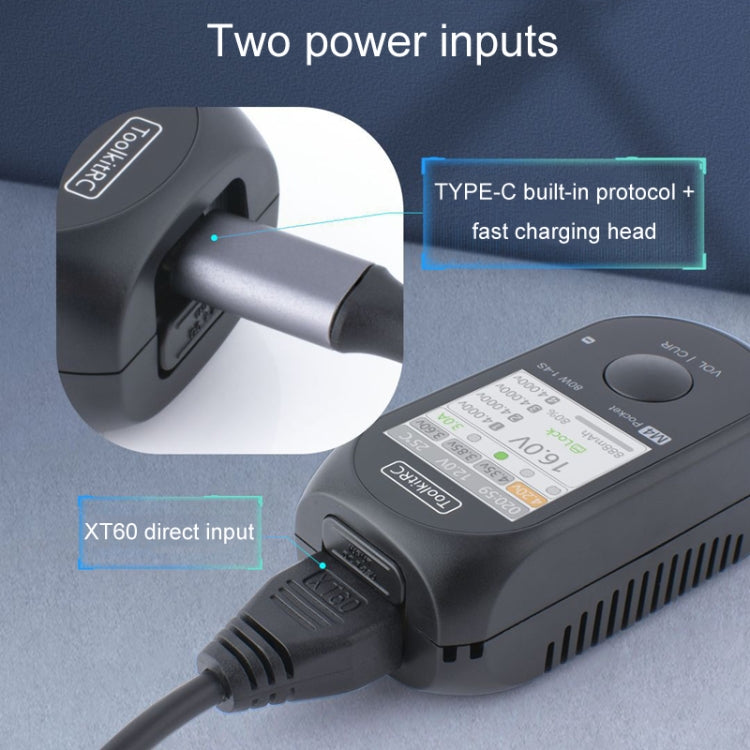 ToolkitRC M4Pocket Modeling LiPo Battery Balance Pocket Charger