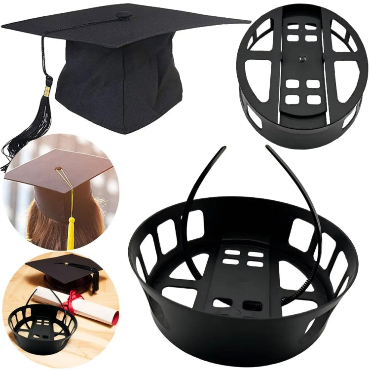 Adjustable Graduation Hat Supporting Frame Graduation Hat Stabilizer — view 2