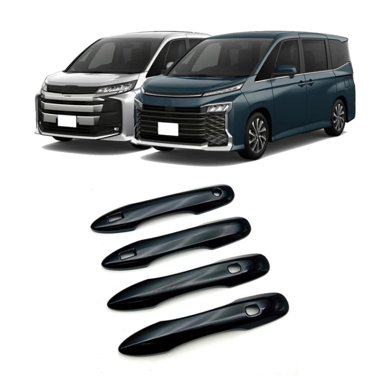 For Toyota 2022 Noah/Voxy 90 Series Right Hand Drive Door Handle Protection Cover Patch — Piano Black
