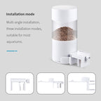 USB Direct Plug / Battery Dual-Use Automatic Fish Feeder Timing Dosing Feeder — view 9