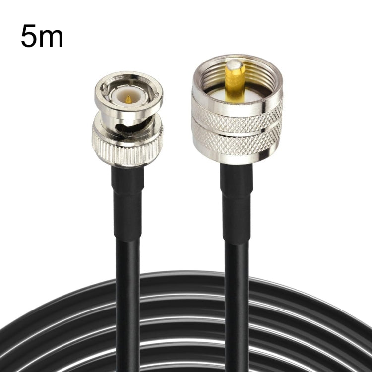 BNC Male To UHF Male RG58 Adapter Cable — 3m