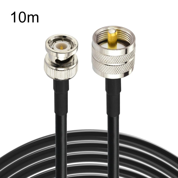 BNC Male To UHF Male RG58 Adapter Cable — 8m