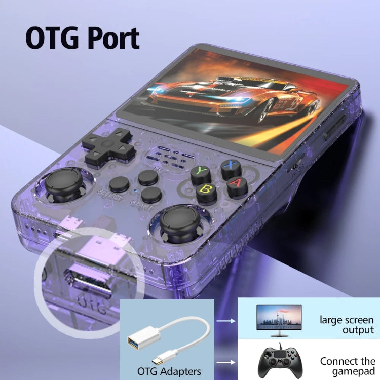 R36S Retro Handheld Game Console Linux System 3.5-Inch Screen Double TF Card Version