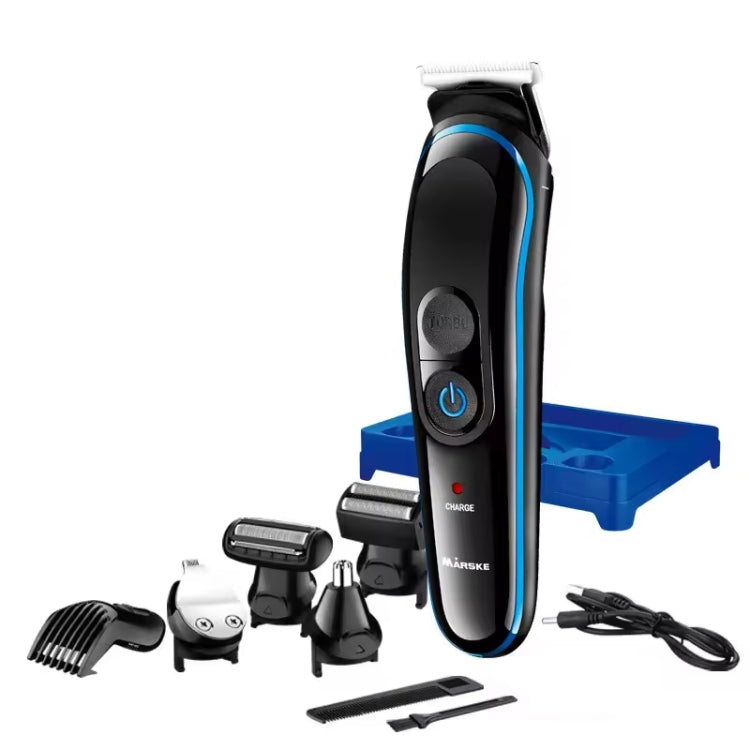 MARSKE MS-5010 Electric Hair Clipper 5 In 1 Multi-function Shaver Rechargeable Styler — view 4