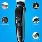 MARSKE MS-5010 Electric Hair Clipper 5 In 1 Multi-function Shaver Rechargeable Styler — view 9