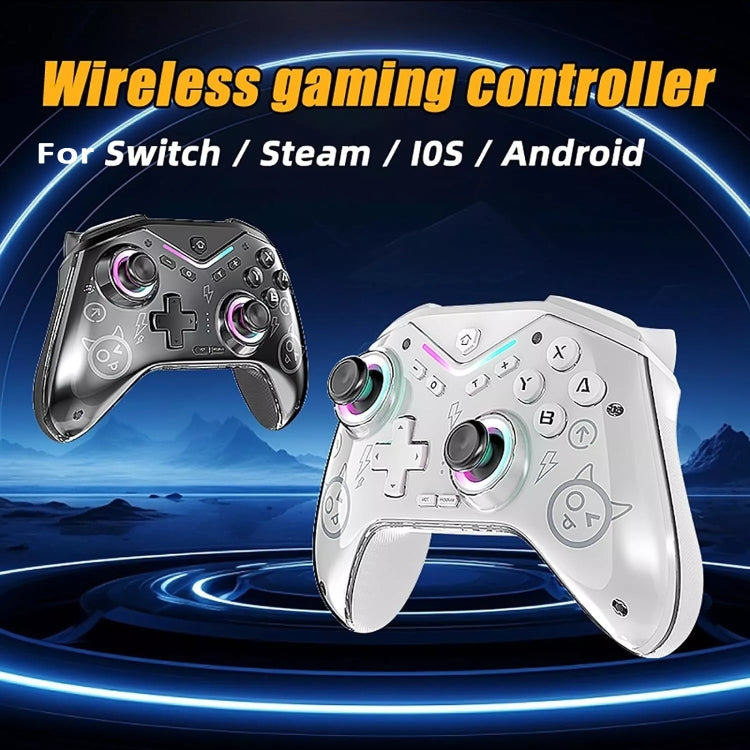 CM-619 Bluetooth Game Controller Programmable with RGB Lights for Switch / Steam Deck / PC / IOS / Android