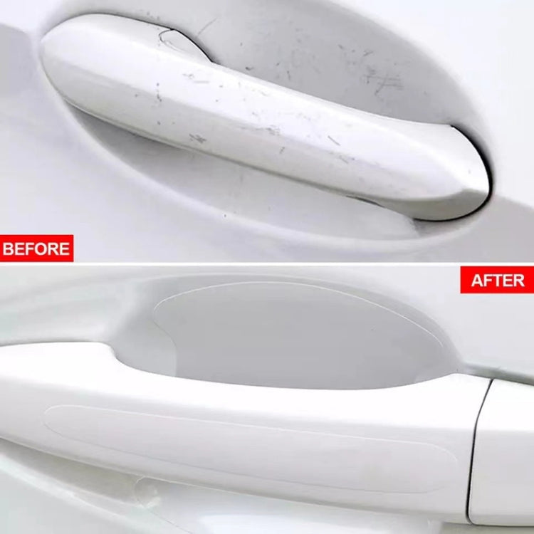 Car Door Handle Anti-scratch Protection Transparent Stickers Anti-collision Strips