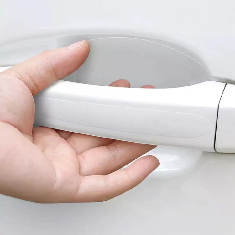 Car Door Handle Anti-scratch Protection Transparent Stickers Anti-collision Strips