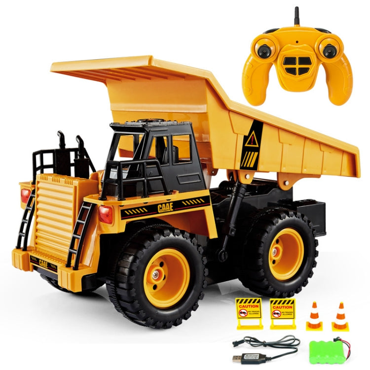 2.4G RC Dumper Truck Simulation Engineering Vehicle Model Children Electrical RC Truck Toy
