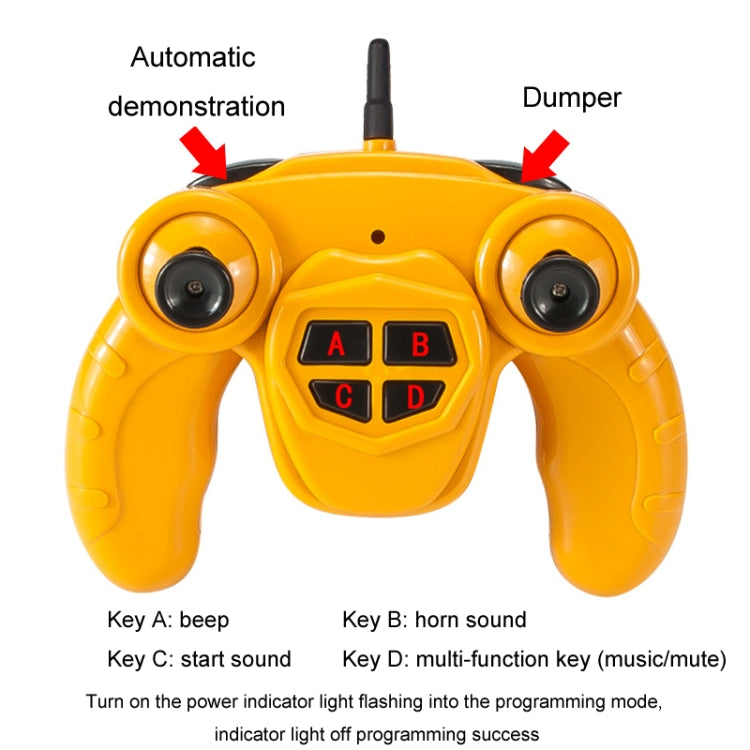 2.4G RC Dumper Truck Simulation Engineering Vehicle Model Children Electrical RC Truck Toy