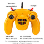 2.4G RC Dumper Truck Simulation Engineering Vehicle Model Children Electrical RC Truck Toy