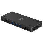 Blueendless 12-In-1 HD Multifunctional Docking Station 10Gbps Splitter With Switch — 12 in 1 8K+4K HDMI x 2