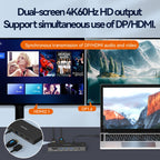 Blueendless 12-In-1 HD Multifunctional Docking Station 10Gbps Splitter With Switch — view 7