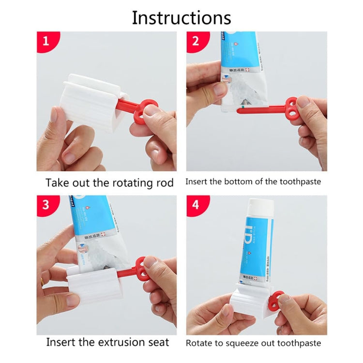Bathroom Facial Cleanser Manual Squeezer Household Lazy Toothpaste Squeezing Clip — view 3
