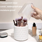 Large-capacity Rotating Cosmetics Storage Box Makeup Brush Storage Tube — view 4