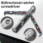 36-Tooth Bi-Directional Ratcheting Screwdriver Set With 4 Double-Ended Bits — view 2
